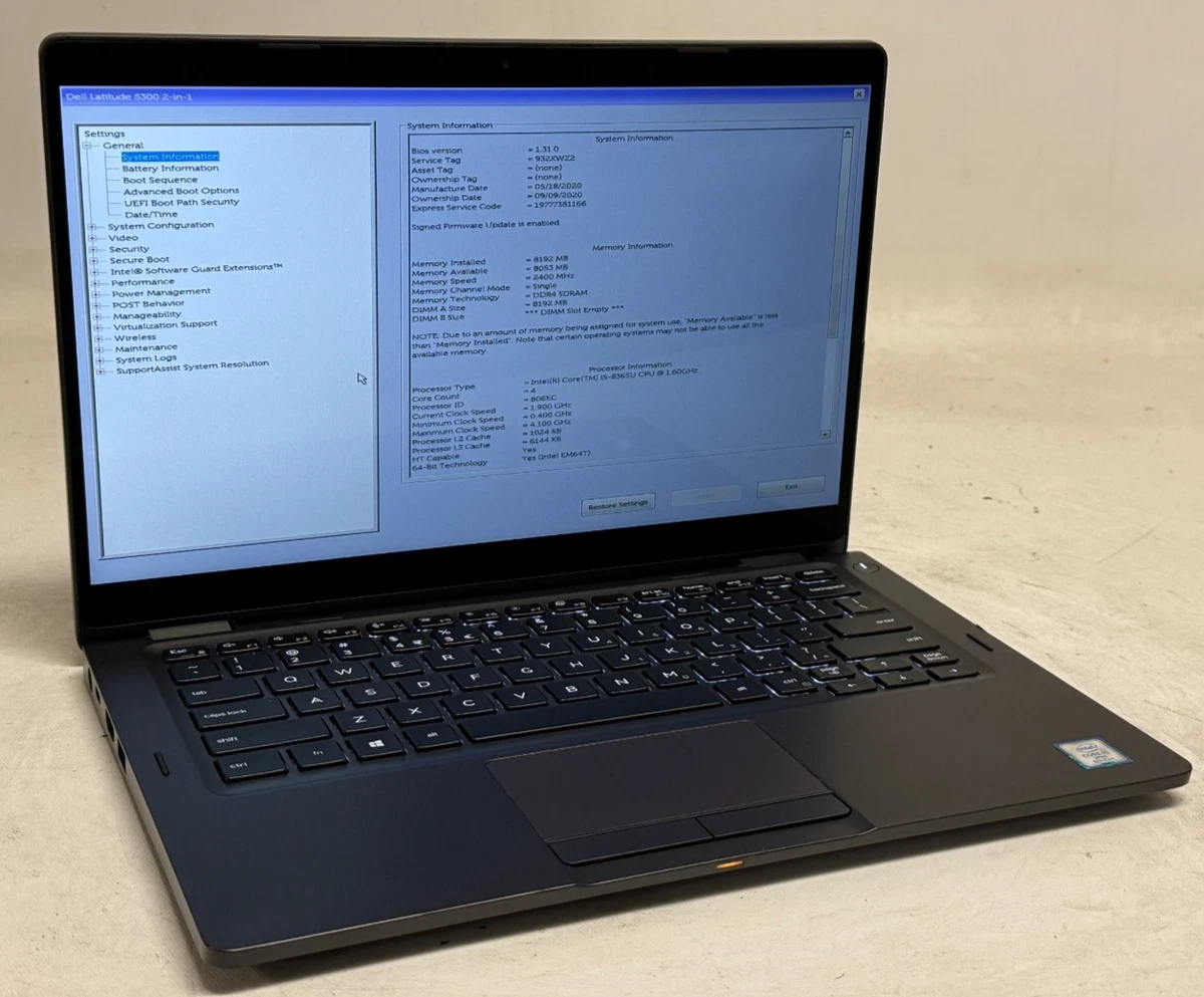 Intel Core i5 8th Gen. 8 GB RAM PC Laptops & Netbooks 256 GB SSD