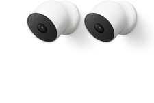 Google Nest Cam Outdoor or Indoor, Battery - 2nd Generation -2 Count Pack of 1 