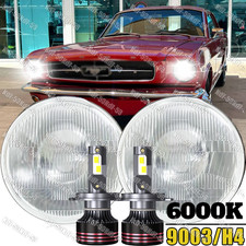 Newest 2pcs 7 Inch Led Headlights Hi-lo Beam For Ford Mustang 1965-1978 Newest 2pcs 7 Inch Led Headlights Hi-lo Beam For Ford Mustang 1965-1978