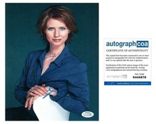 Cynthia Nixon Signed Autographed 8x10 Photo Sex And The City Miranda ACOA