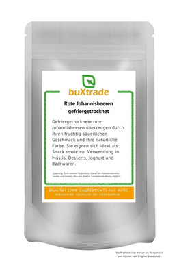 250 g Gefriergetrocknete rote Johannisbeeren | Johannisbeere | Buxtrade | Beeren