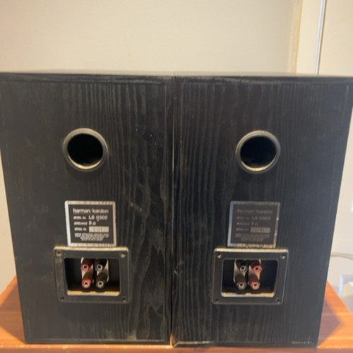 Harman Kardon LS 0300 Bookshelf Speakers Pair 8 Ohm Black Compact Hi-Fi Audio - Picture 12 of 20