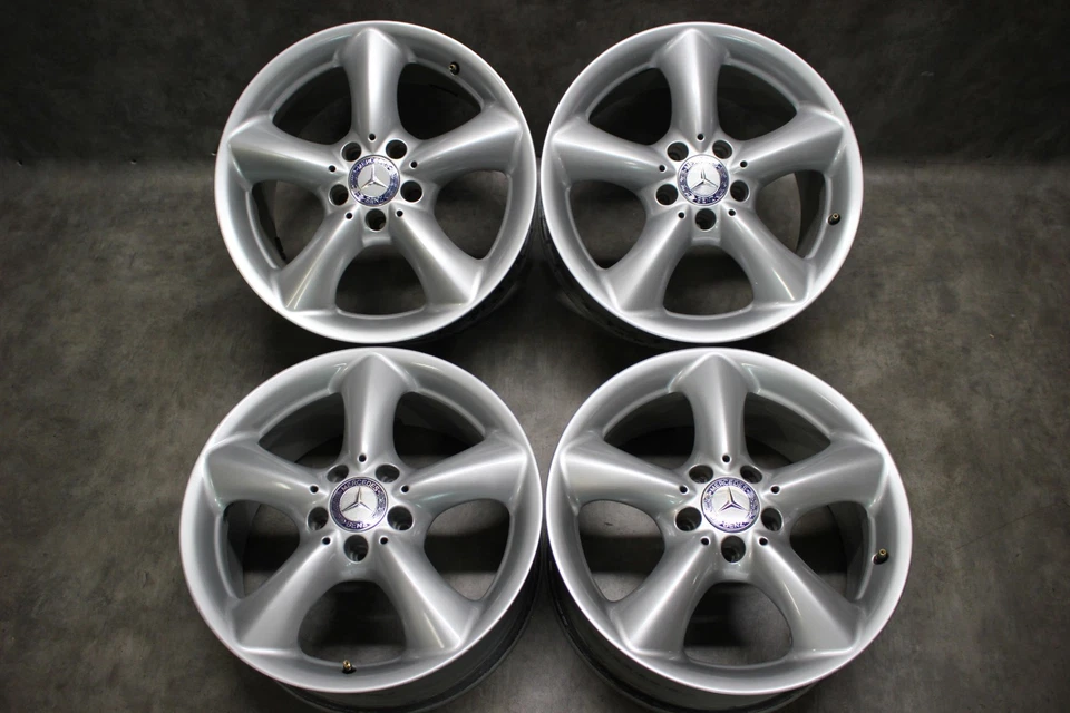 ! 4x Original Mercedes C SLK CLK w203 w208 w209 Alufelgen 7,5J 8,5J X 17 Zoll - Bild 1 von 4