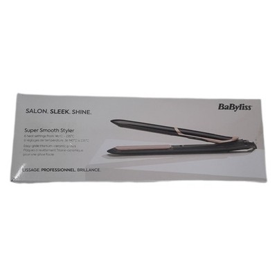BaByliss Super Smooth Glätteisen   Anti-Frizz Ionen-Technologie, Hitzeschutzmatt