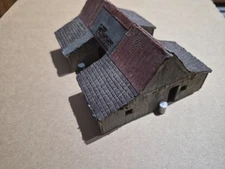 Campbell Scale Models 382-1150 HO Scale Country Barn Built,painted,weathered 