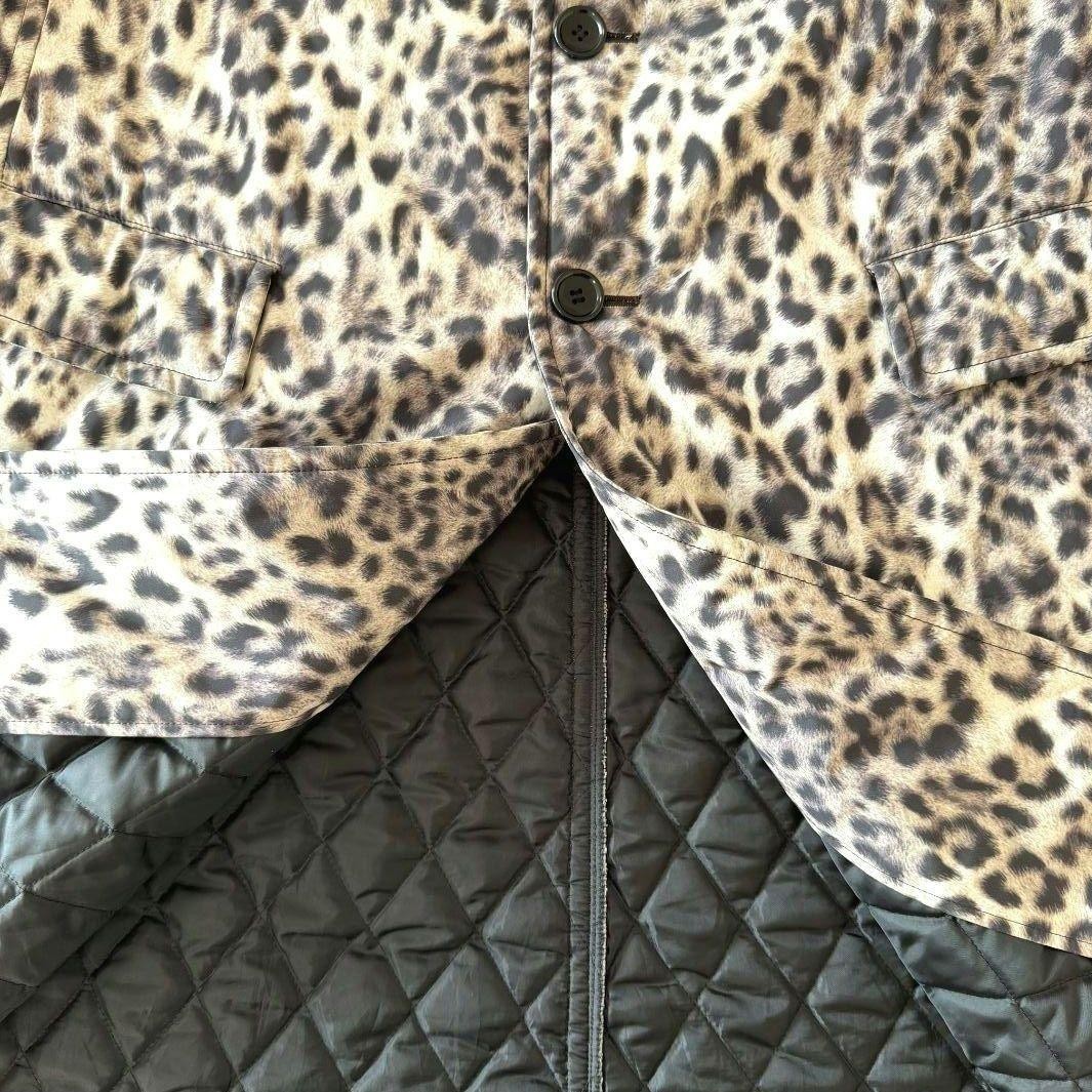 Comme des Garcons Comcom Leopard Print Round Coll… - image 11