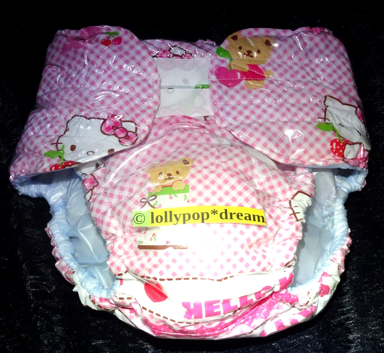 PVC Weichfolie dick wattierte WINDELHOSE m. KLETTBAND für Erwachsene NEU ML-XL