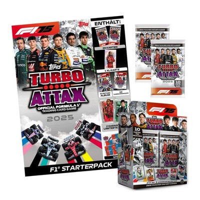 Topps - Turbo Attax Formel 1 2025 - Trading Cards Display Starter Booster