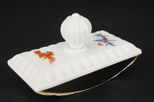Meissen L&ouml;schwiege, roter Hahn, 1924-1934, Top Zustand #D1
