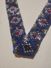 VTG Handmade Navajo Turquoise Red Blue Purple 17” Seed Bead Choker Necklace — photo 5