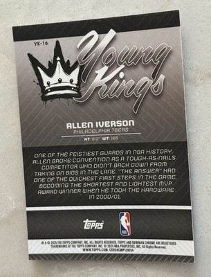2025-26 Bowman Chrome - Young Kings Allen Iverson #YK-16 | eBay