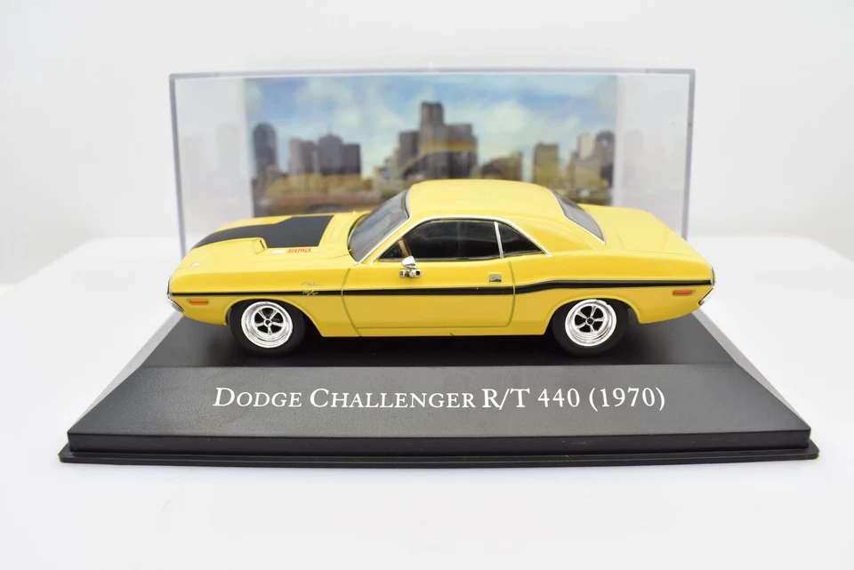 Modellini auto americane scala 1:43 DODGE CHALLENGER RT 440 ixo diecast edicola - Immagine 2 di 4