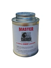 Master All Purpose Cement 8 oz Brush in Can - Contact Cement- Shoe Repair Glue