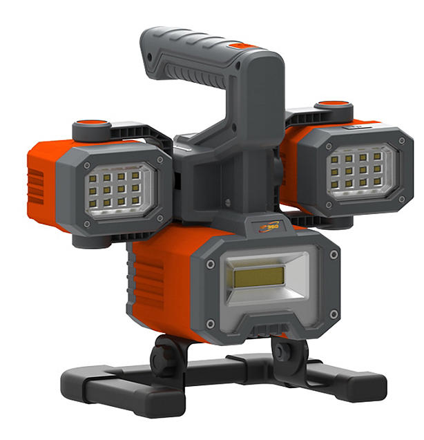 Lampada led da salotto dorata, la più potente del mercato, 5000 lumen, modello Victory, 50 watt, 5000 lumen, 3000k, intensità regolabile, progettata dall'artista Greg Lin