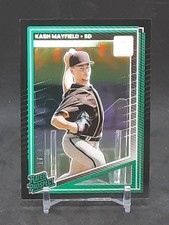 KASH MAYFIELD 2025 CLEARLY DONRUSS RATED PROSPECT BLACK #1/10 PADRES QQ