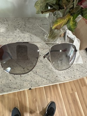 Prada Linea Rossa PS54ZS 1BC02M 60 Silver Gradient Gray Sunglasses PS54ZS