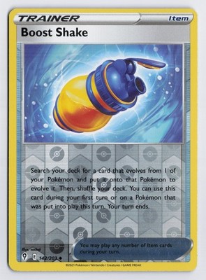 Boost Shake - SWSH07 #142/203 SWSH07: Evolving Skies Reverse Holo LP