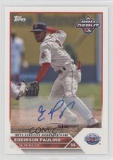 2023 Topps Pro Debut Auto Eddinson Paulino #PD-155 Auto sh7