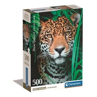 Jaguar Jaguar Tier 500-Teiliges Puzzle Compact Clementoni