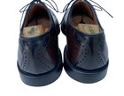 Allen Edmonds Shelton 8271 Burgundy Black Leather Saddle Dress Shoe SZ 12D — photo 9