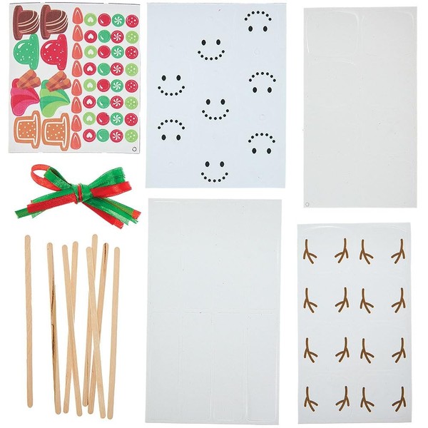 Schneemann Bastelset Baker Ross FN617, 8-Teilig, Weihnachten, Deko-Kits-image
