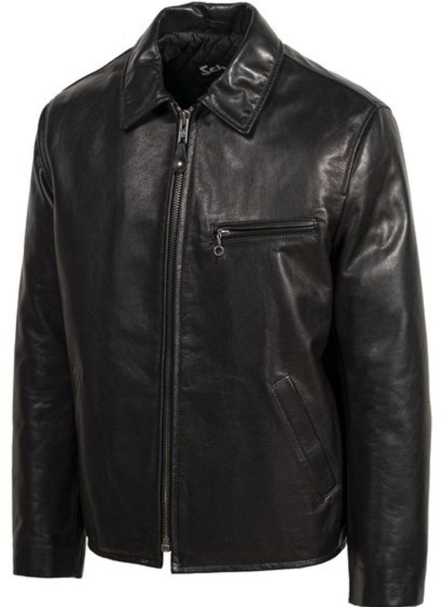 Schott　LEATHER FULLZIP PARKA ショット Schott LEATHER FULLZIP PARKA/レザー フルジップ