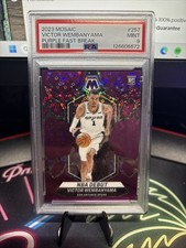 2023-24 Panini Mosaic -  Victor Wembanyama  Fast Break Purple Mosaic 50 (RC)
