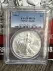 2004 $1 Silver Eagle PCGS MS70 🔥🔥