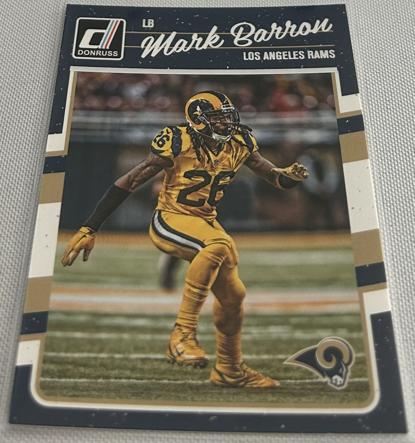 2016 Panini Donruss Football Mark Barron Los Angeles Rams base card #159