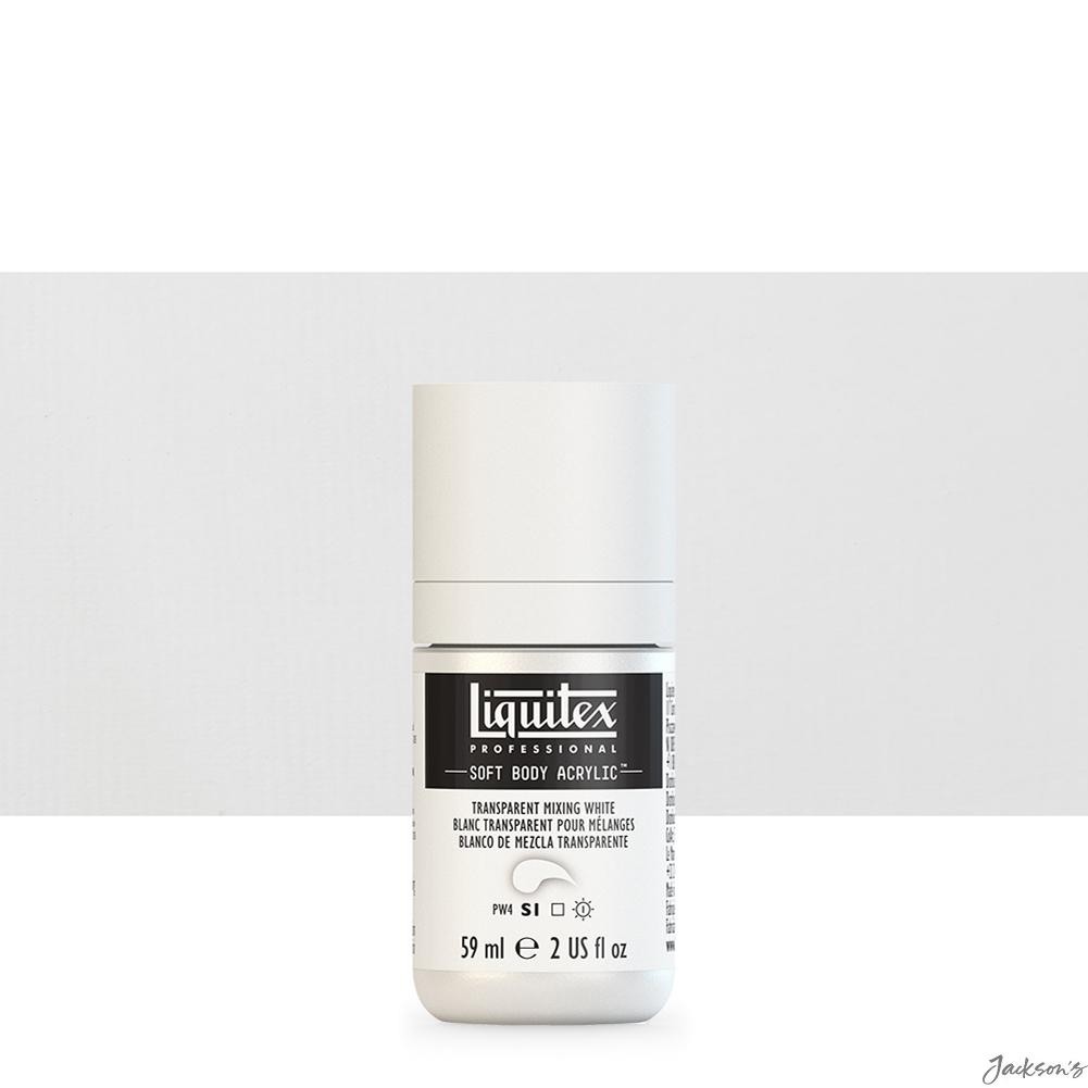 Liquitex Professional Soft Body Acrylic Paint Zinc Oxide 59ml Glazing Mixing ...