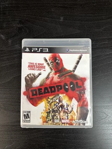 Deadpool (Sony PlayStation 3, 2013) PS3 No manual Wolverine