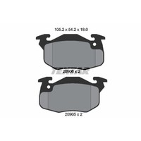 Textar BremsbeläGe Bremsbelegsatz Vorne FüR Peugeot 106 II CitroëN Saxo