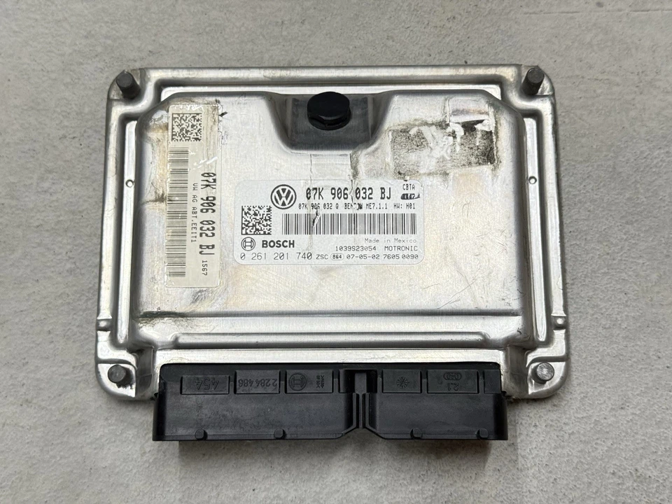 Volkswagen Rabbit Jetta 2008-2009 ordenador motor 2,5 L 07K906032BJ programado Foto 2 de 4