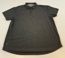 BYLT Polo Shirt Mens 2XL Dark Gray Lux Premium Basics Performance Stretch Golf