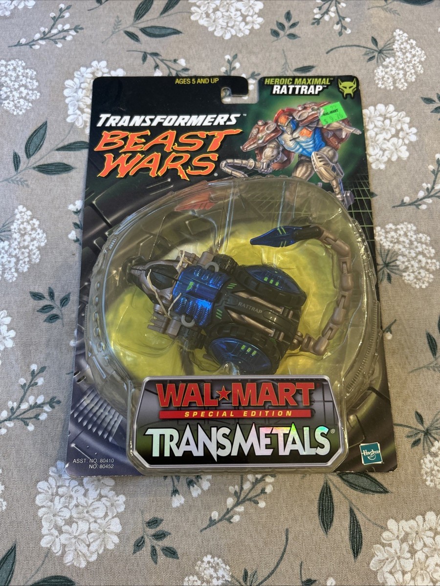 Hasbro Transformers 1999 Walmart Beast Wars Transmetals Rattrap