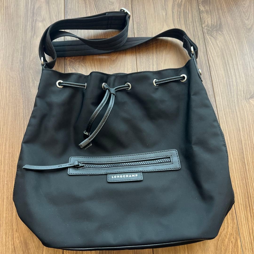 LONGCHAMP black drawstring bag - image 3