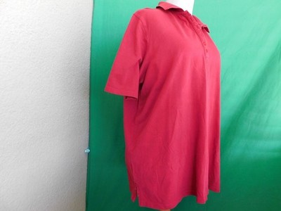 ''basics by Ulla Popken''Damen Polo Shirt gr.50-52.Kirschrot.5Knopfen.Kurzarm
