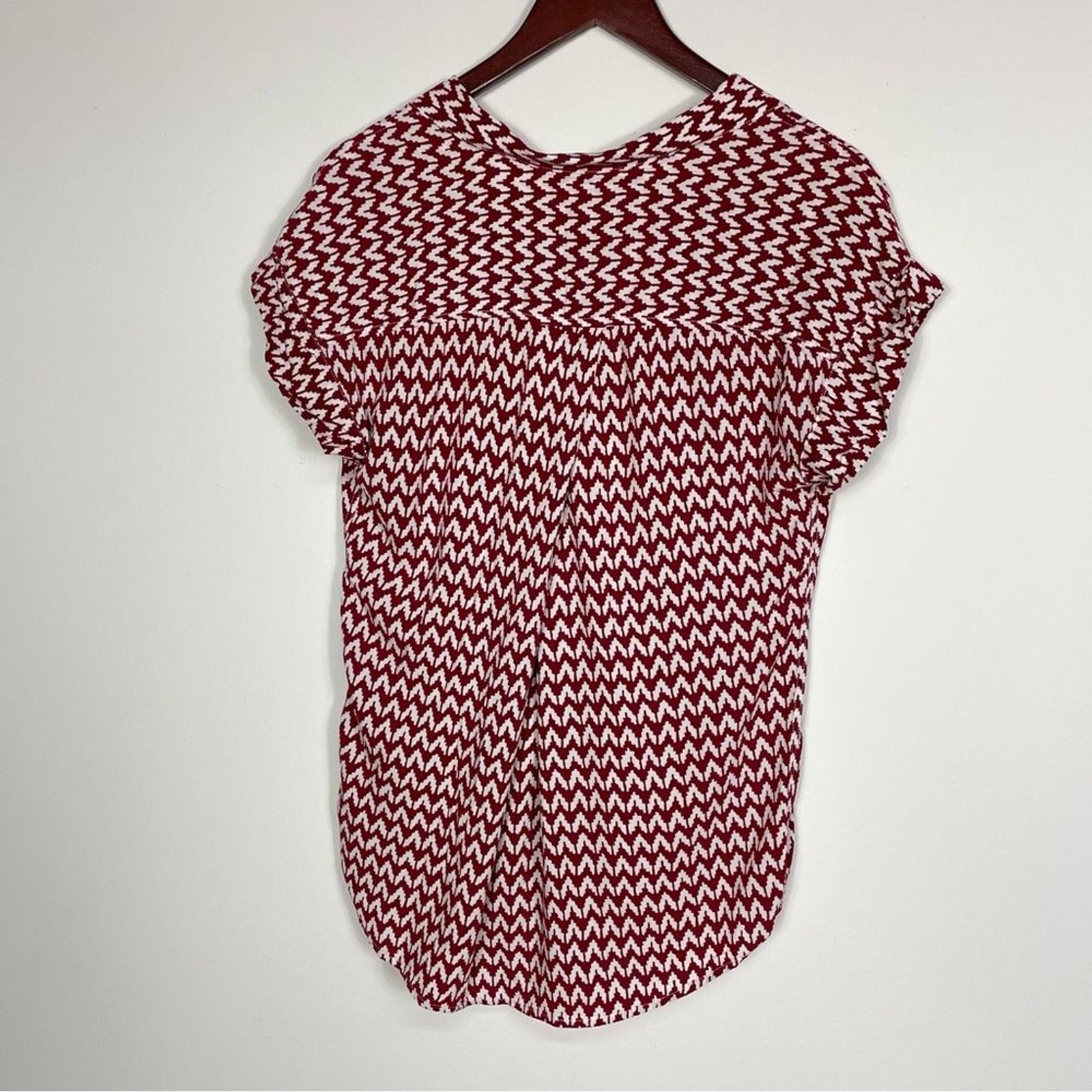 Jachs Girlfriend Button Down Patterned Tencel Blo… - image 11