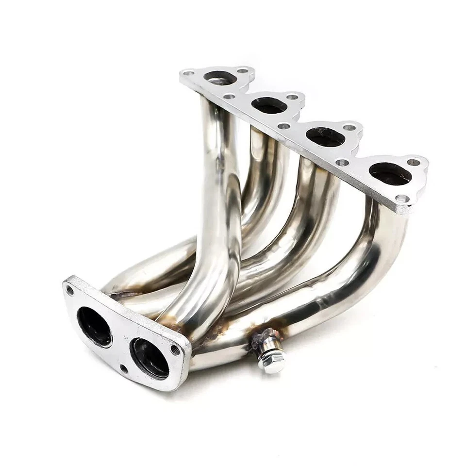 For Honda Civic 1988-2000 D15 D16 D-Series Stainless 4-2-1 Header 2 Piece Set - Image 4 of 4