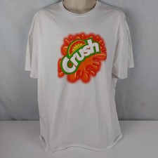 Orange Crush t-shirt rétro Soda Logo Pop Can Vintage coton