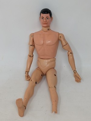VINTAGE ACTION MAN GI JOE ''SOUR FACE'' FIGUR BEMALT HAARE HARTE HÄNDE, KANADA, SELTEN