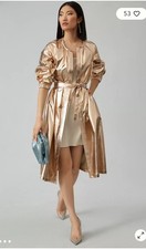 NWT Anthropologie size XL shirtdress in faux leather midi belted by Mare Mare