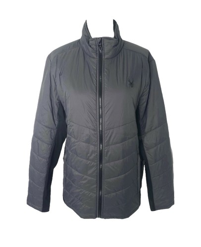 Spyder Men's Raider Full Zip Sweater, Heather Grey-F20 Medium