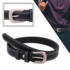 Womens Mens Leather Belt Casual Fashion Trouser Belt