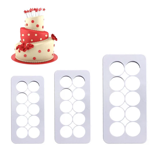 3Pcs 3D Square Geometry Fondant Cookie Cutter Cake Molds Baking Decorating Tools - Picture 17 of 31