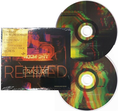 ERASURE CD x 2 The Neon Remixed FOILED Sleeve New and SEALED Mails same Day
