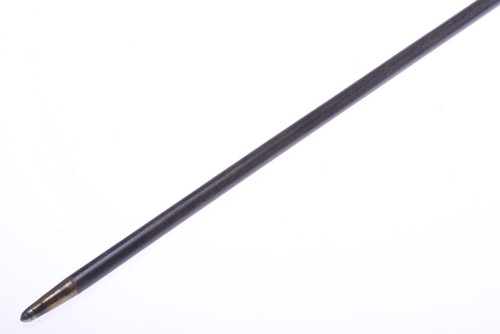 ✅ ANTIQUE CANE WALKING STICK SILVER PLATED HANDLE THIN WOOD SHAFT 86.5CM 34” - Picture 9 of 10