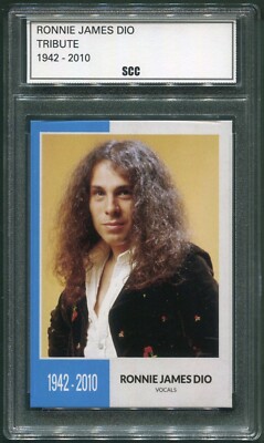 Custom Ronnie James Dio 1942-2010 Tribute Trading Card | eBay