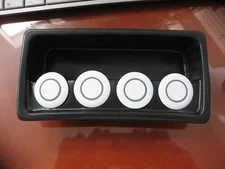 4X Echomaster ParkAlert Replacement Parking Glossy White Sensors !  