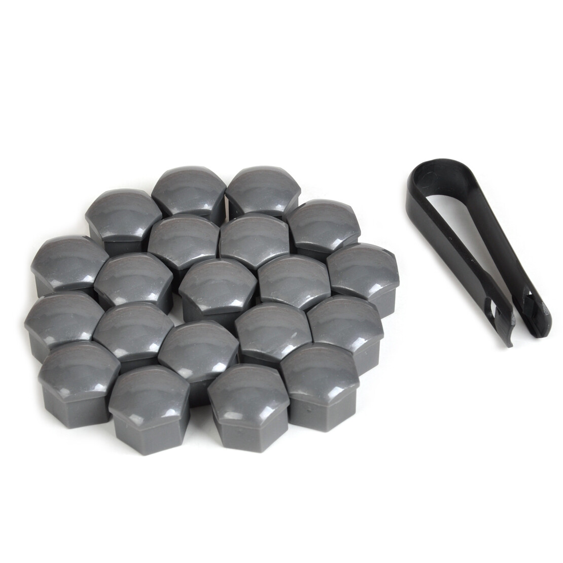 20x Gray Wheel Lug Nut Center Cover Caps + Removal Tool Fit for VW Audi Skoda eBay